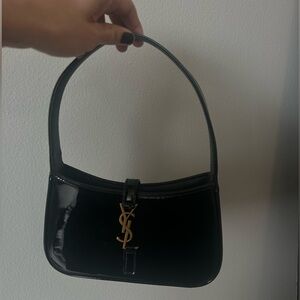 YSL MINI LE 5 À 7 IN PATENT LEATHER